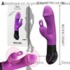 Vibrador 2 motores y estimulador de clitoris